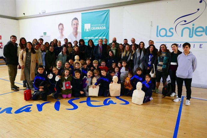 Visita al Colegio Maristas La Inmaculada.