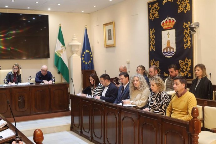 Pleno del Ayuntamiento de Alcalá de Guadaíra, en Sevilla.