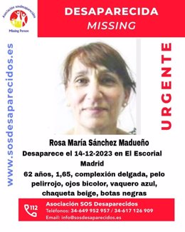 Buscan a tres desaparecidos en los últimos días en El Escorial, Manzanares y Galapagar