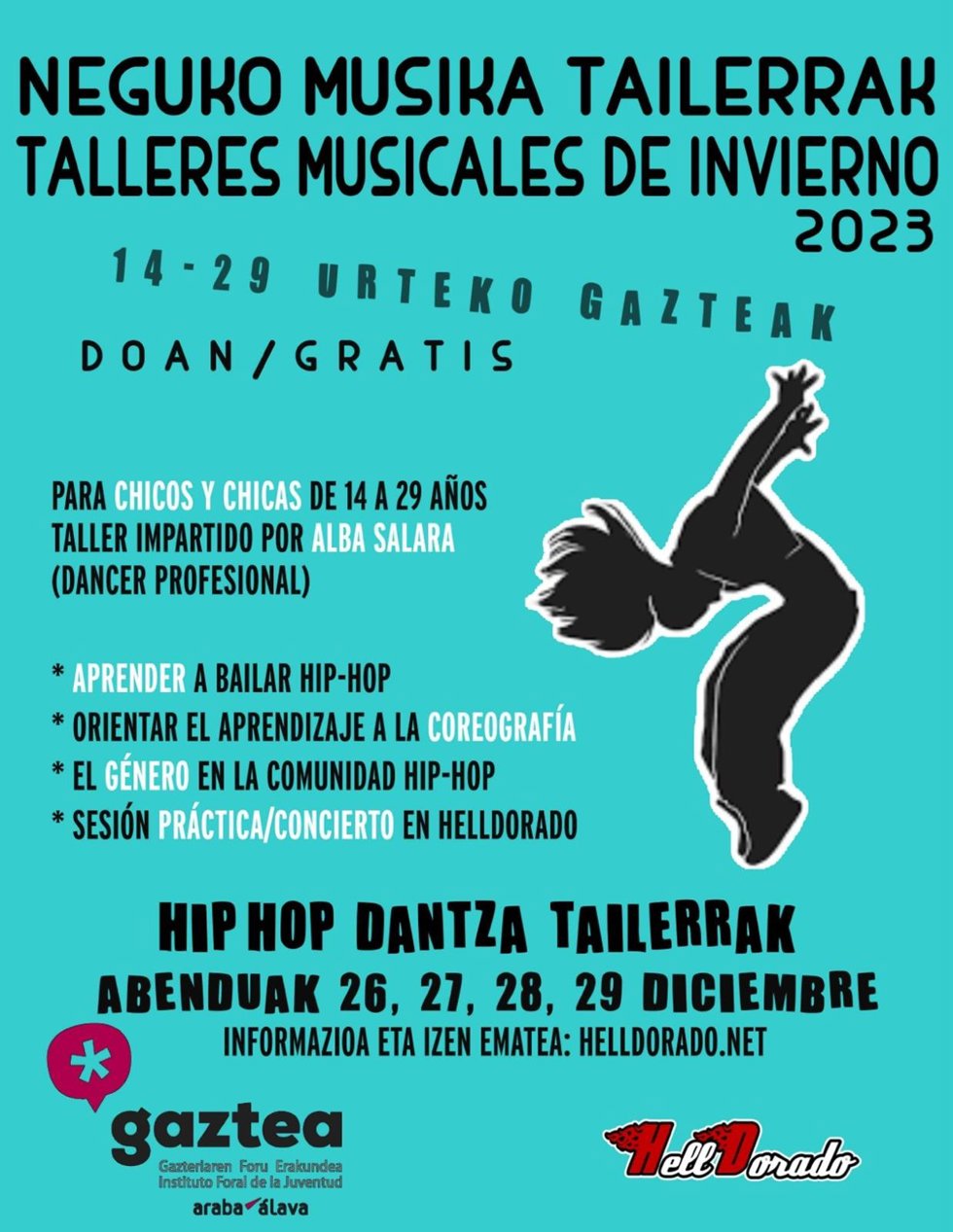 Talleres musicales de invierno en Álava