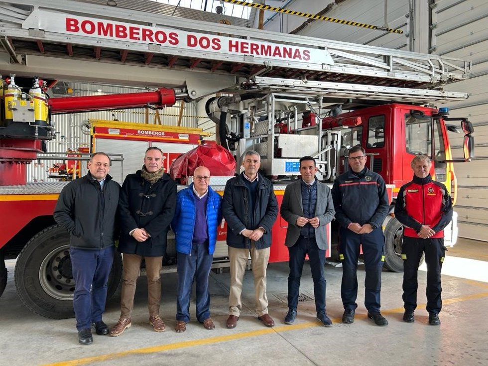 Visita al parque de bomberos de Dos Hermanas