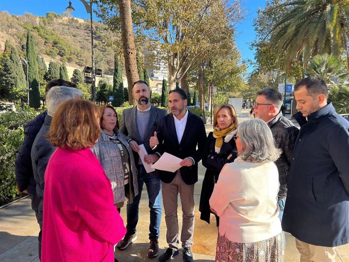 El secretario general del PSOE de Málaga, Daniel Pérez, en una imagen de archivo