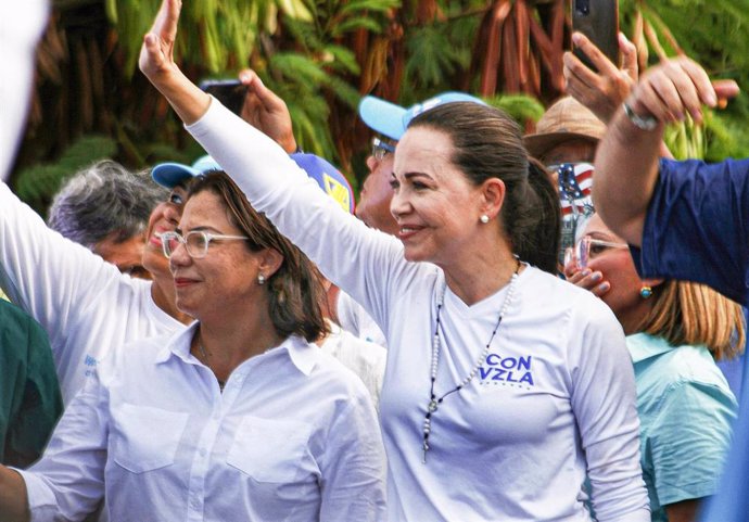 La candidata "unitaria" de la oposición venezolana frente al chavismo para los comicios de 2024, María Corina Machado