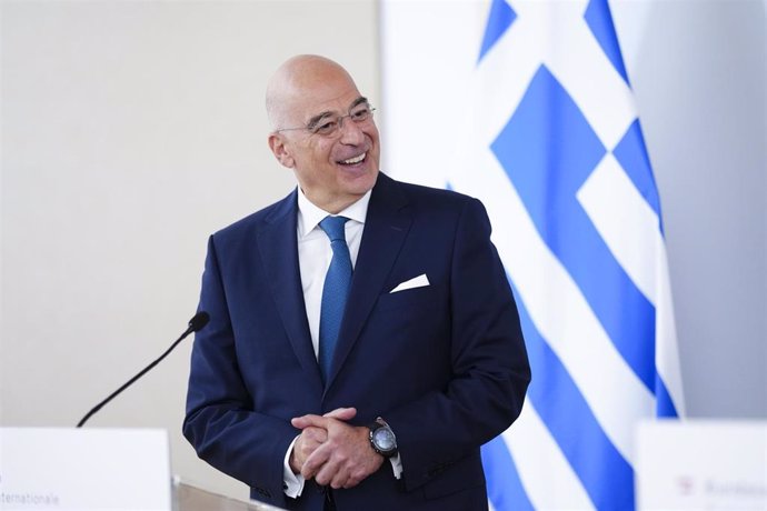 Archivo - Nikos Dendias, ministro de Defensa de Grecia