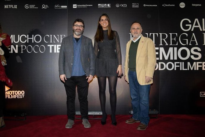 La concejal de Turismo, Eventos y Marca Ciudad, Blanca Jiménez, en la entrega del premio 'Valladolid. Ciudad Creativa' dentro del Festival Notodofilmfest.