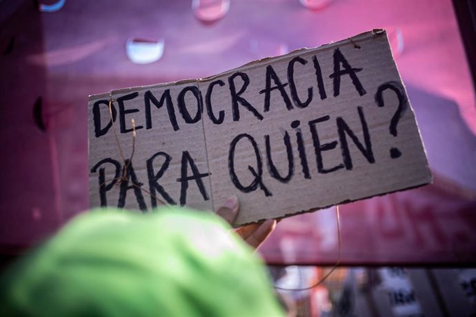 Protestas contra el Gobierno de Javier Milei en Buenos Aires, Argentina