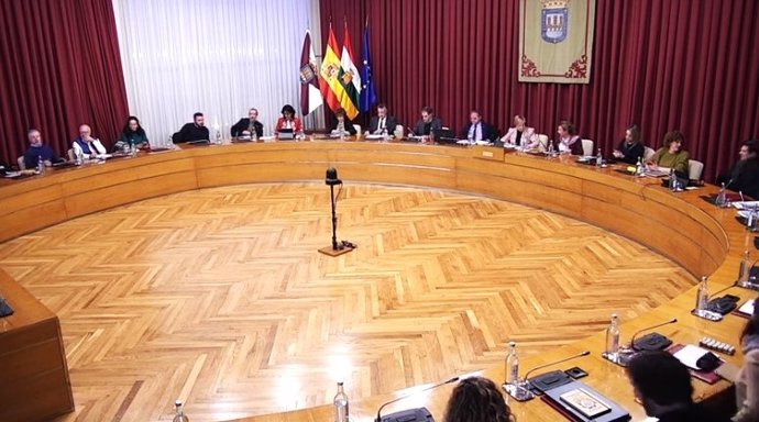 Pleno del Ayuntamiento de Logroño de los presupuestos muncipales 2024