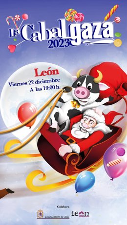 Papá Noel desfilará por las calles de León en la Cabalgaza este viernes