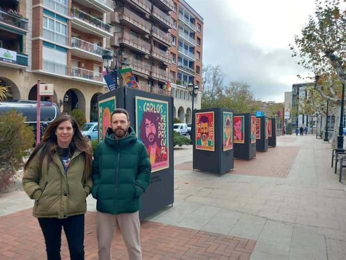 El Espolón acoge una agenda visual de los protagonistas de Actual 24 con 18 retratos para "sacar el Festival a la calle"