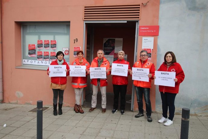 Una de las concentraciones desarrolladas en Calahorra
