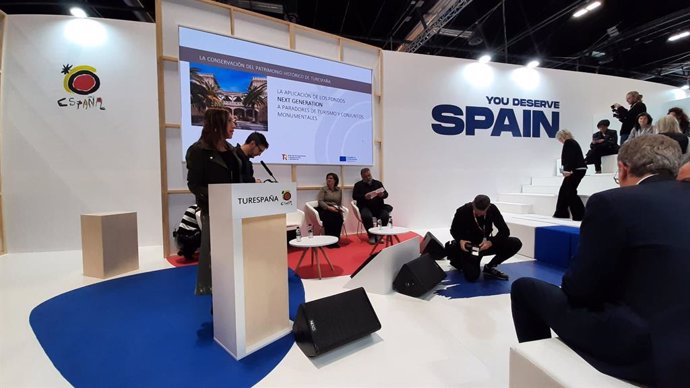 Archivo - Stand de Turespaña en Fitur.