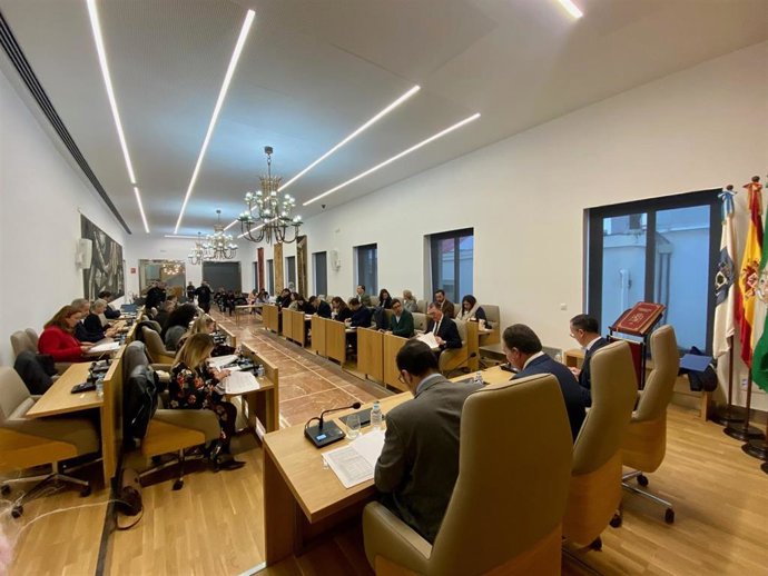 Pleno de Diputación de Huelva.