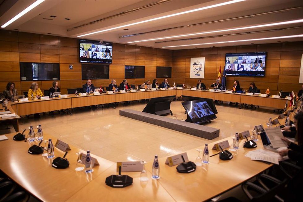 Un momento de la reunión del Consejo Interterritorial del Sistema Nacional de Salud.
