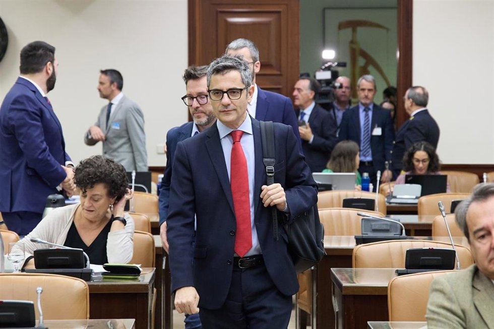 El ministro de la Presidencia, Relaciones con las Cortes y Justicia, Félix Bolaños.