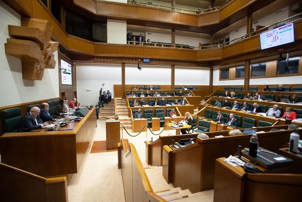 Pleno del parlamento vasco