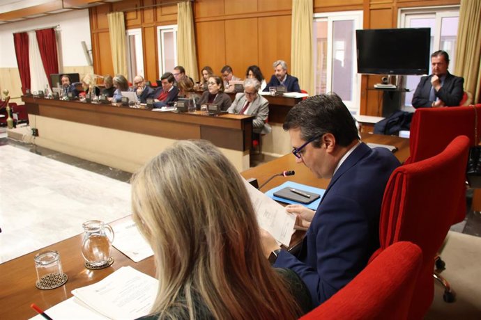 Celebración del Pleno del Ayuntamiento de Córdoba.