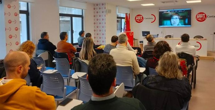 Jornada del Área Verde de UGT en la que el sindicato ha reclamado planes de movilidad en las empresas de Cantabria