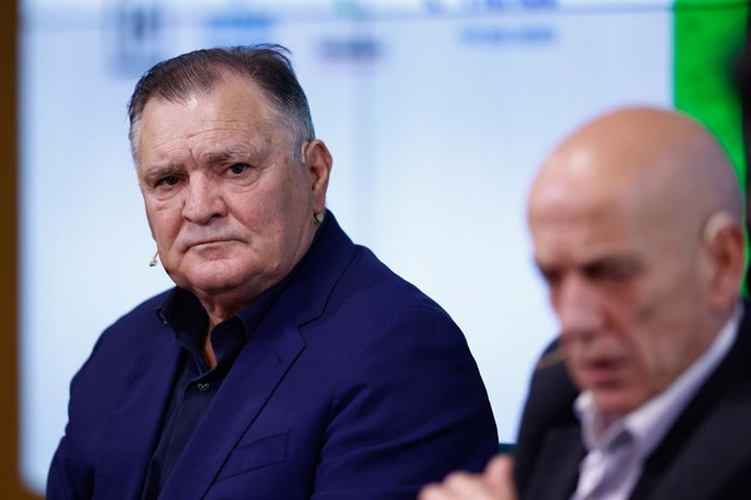 Jose Antonio Camacho during the Desayunos Deportivos Europa Press - Tribute to Spain v Malta (12-1) celebrated at Castellana 81 on December 120, 2023, in Madrid, Spain.