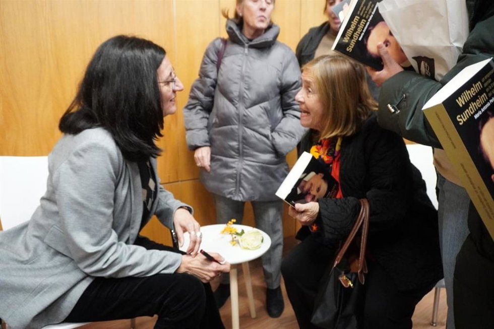 Acto de presentación del libro de la rectora de la Universidad de Huelva, María Antonia Peña, sobre la biografía de Wilhelm Sundheim.