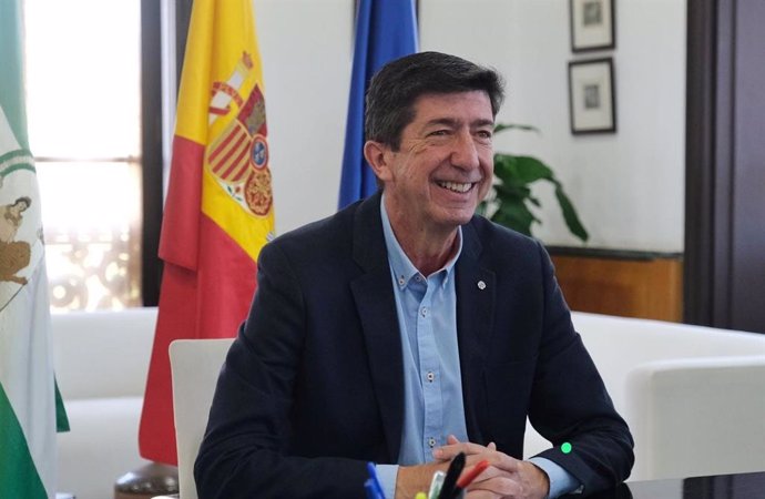 Archivo - El presidente del Consejo Económico y Social (CES) de Andalucía, Juan Marín.