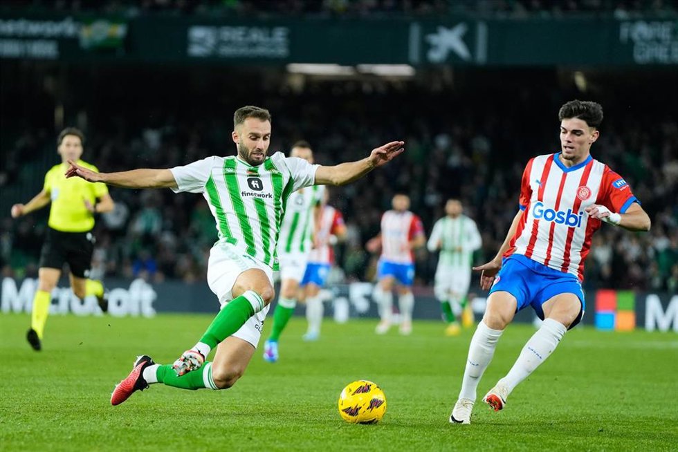 Germán Pezzella, durante un partido con el Betis.