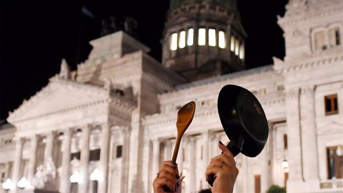 Manifestaciones en contra de las medidas económicas y sociales del presidente de Argentina, Javier Milei