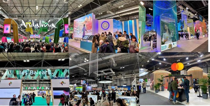 Archivo - Imagen de archivo de la Feria Internacional del Turismo (Fitur) en Madrid. 