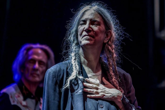 Archivo - La cantante Patti Smith actúa en Las Noches del Botánico, en el Jardín Botánico, a 20 de junio de 2022, en Madrid
