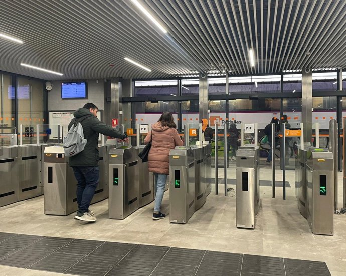 L'estació de Renfe de Mollet-Sant Fost (Barcelona)