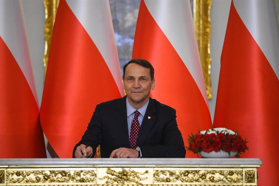 Radoslaw Sikorsk, ministro de Exteriores de Polonia