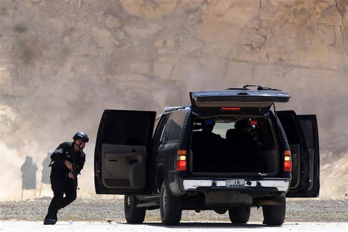 Archivo - Militares de las Fuerzas Armadas de Jordania durante unas maniobras (archivo)