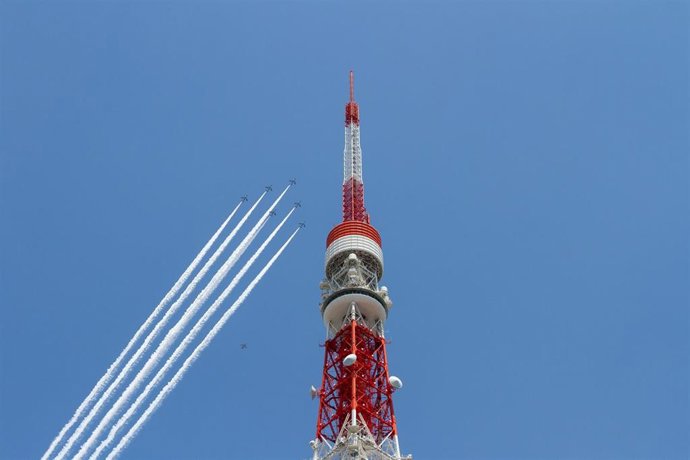Archivo - Imagen de archivo de un desfile militar en Tokio