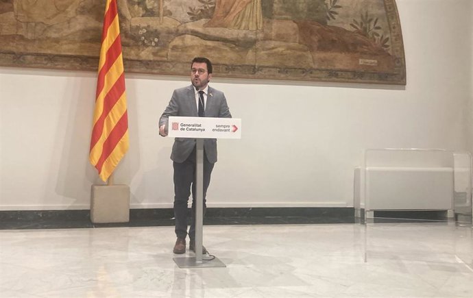 El presidente de la Generalitat, Pere Aragons.