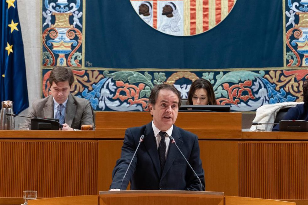 El consejero de Hacienda y Administración Pública del Gobierno de Aragón, Roberto Bermúdez de Castro.