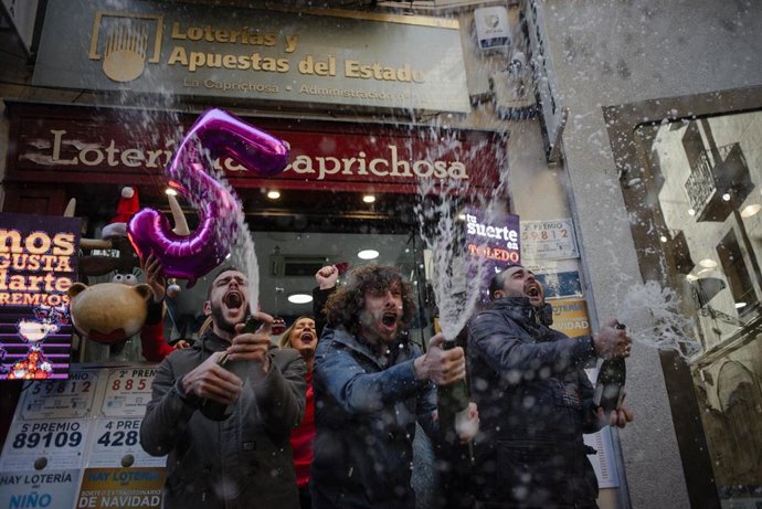 Agraciados con el Primer Premio del Sorteo Extraordinario de Lotería de Navidad 2023