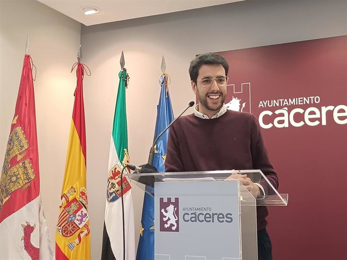 Ángel Orgaz, portavoz del Gobierno en el Ayuntamiento de Cáceres