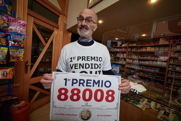 El Sorteo de Navidad deja en Navarra más de 1,6 millones con parte del 'Gordo' y varios quintos premios