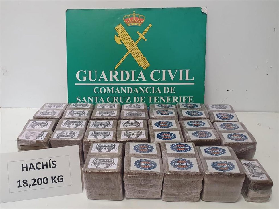 El Juzgado de Instrucción n 2 de Santa Cruz de La Palma ha decretado el ingreso en prisión provisional comunicada y sin fianza de un varón de 48 años que fue sorprendido con 18 kilos de hachís en el coche.
