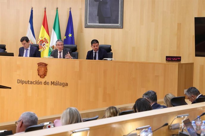 Sesión plenaria de diciembre en la Diputación provincial de Málaga