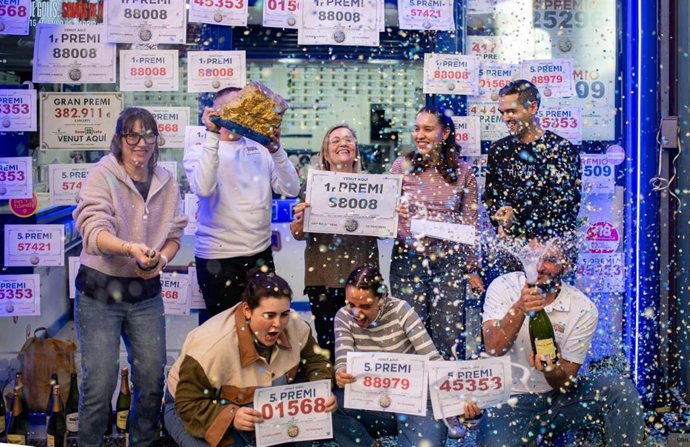 Administración del centro comercial Arenas de Barcelona donde han caído cinco premios del Sorteo Extraordinario de Navidad 2023