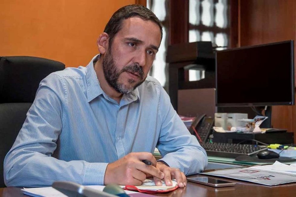 Archivo - El coportavoz de Unidas se Puede en el elAyuntamiento de La Laguna, Rubens Ascanio