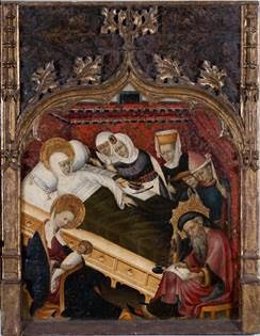 Pieza de la exposición 'El mirall perdut. Jueus i conversos a l'Edat Mitjana' organizada por el Museu Nacional d'Art de Catalunya (MNAC) en colaboración con el Museo del Prado