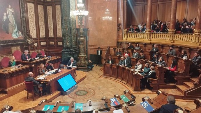 Ernest Maragall se despide del Ayuntamiento de Barcelona.