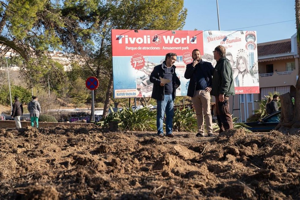 Benalmádena (Málaga) embellecerá rotondas emblemáticas para lograr ahorro de agua y mejor mantenimiento a largo plazo