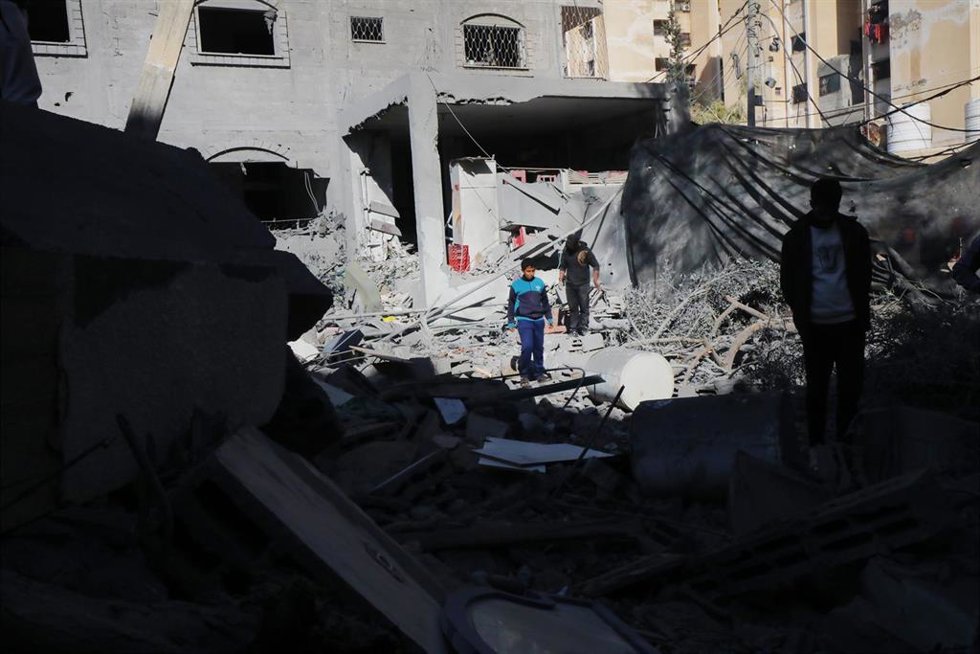 Campameto de refugiados de Nuseirat, en la Franja de Gaza.