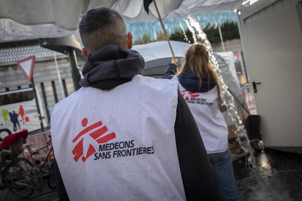 Archivo - Miembros de Médicos Sin Fronteras