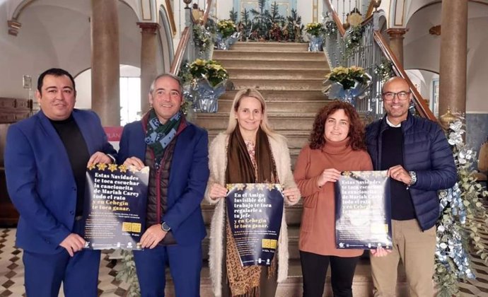 Cehegín presenta 'Esta Navidad En Cehegín Toca Ganar', la campaña para impulsar al comercio local y el espíritu navideño
