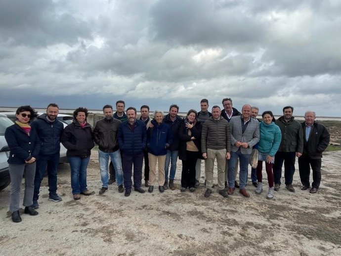 Reunión del Comité Andaluz de Humedales en Trebujena, en Cádiz.