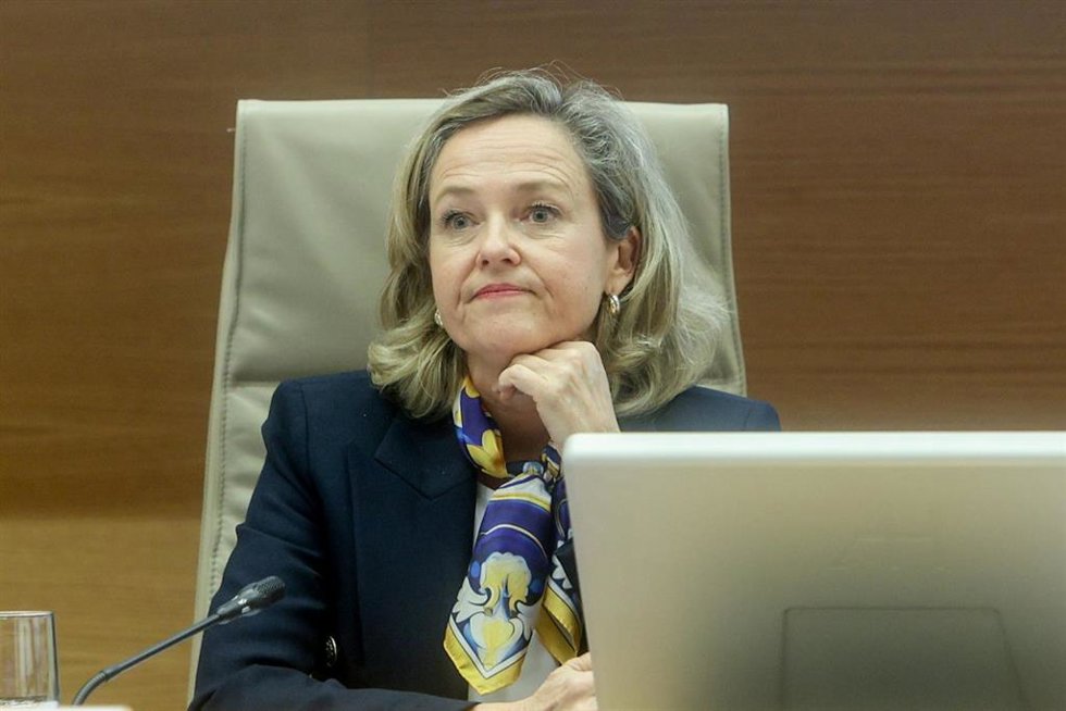 La vicepresidenta primera del Gobierno y ministra de Economía, Comercio y Empresa, Nadia Calviño