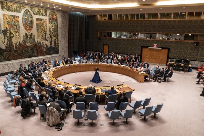 Archivo - Una sessió en el Consell de Seguretat de les Nacions Unides